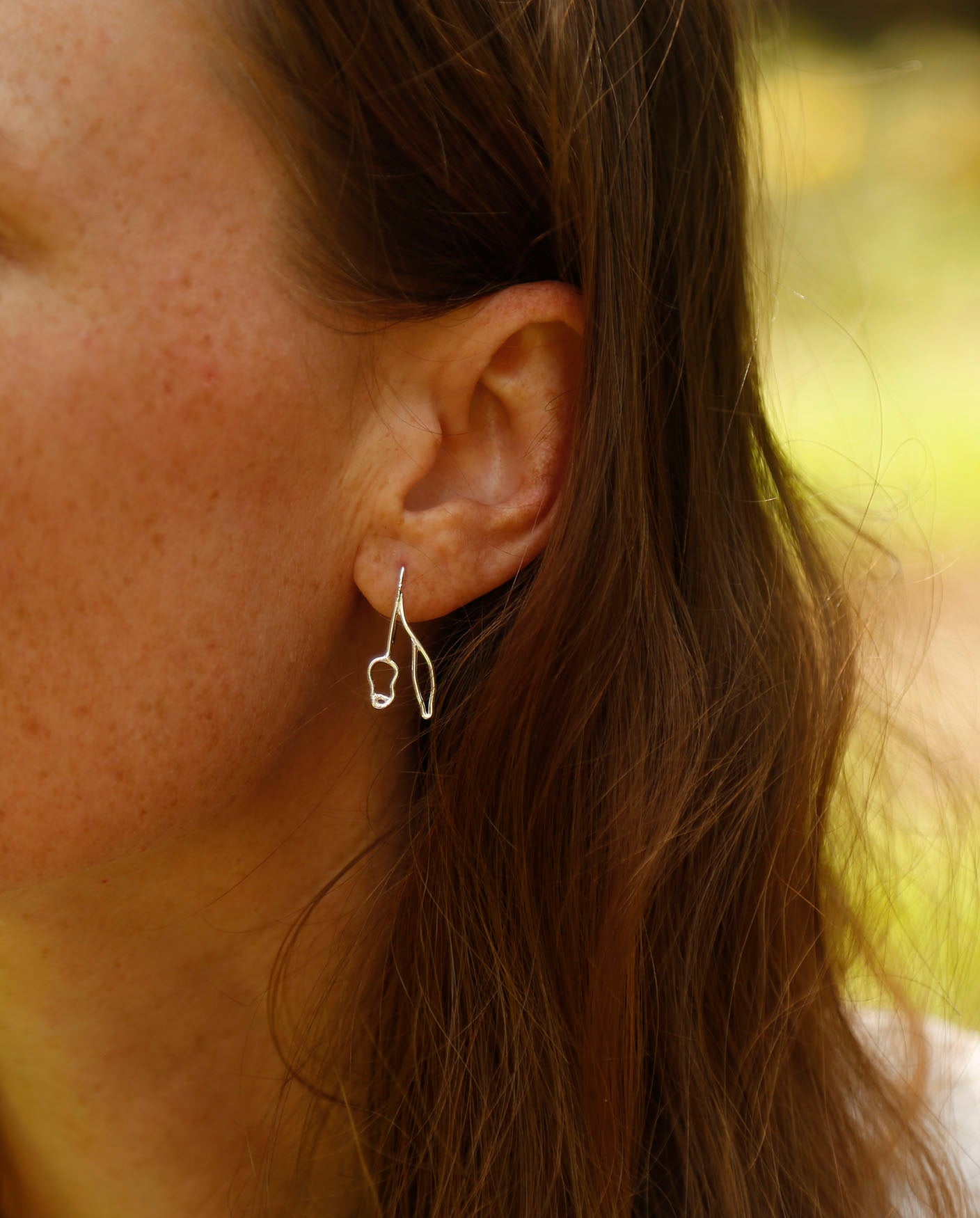 gum nut earrings | eucalyptus | solid silver