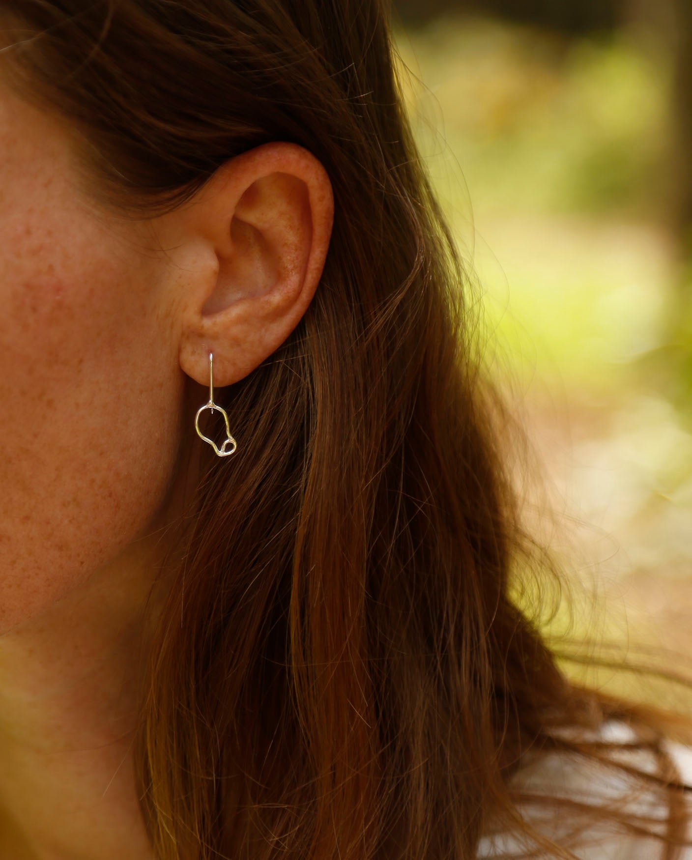 gum nut earrings | eucalyptus macrocarpa | solid silver