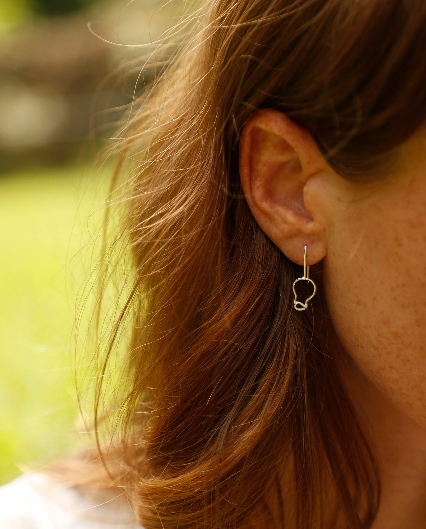gum nut earrings | eucalyptus macrocarpa | solid silver