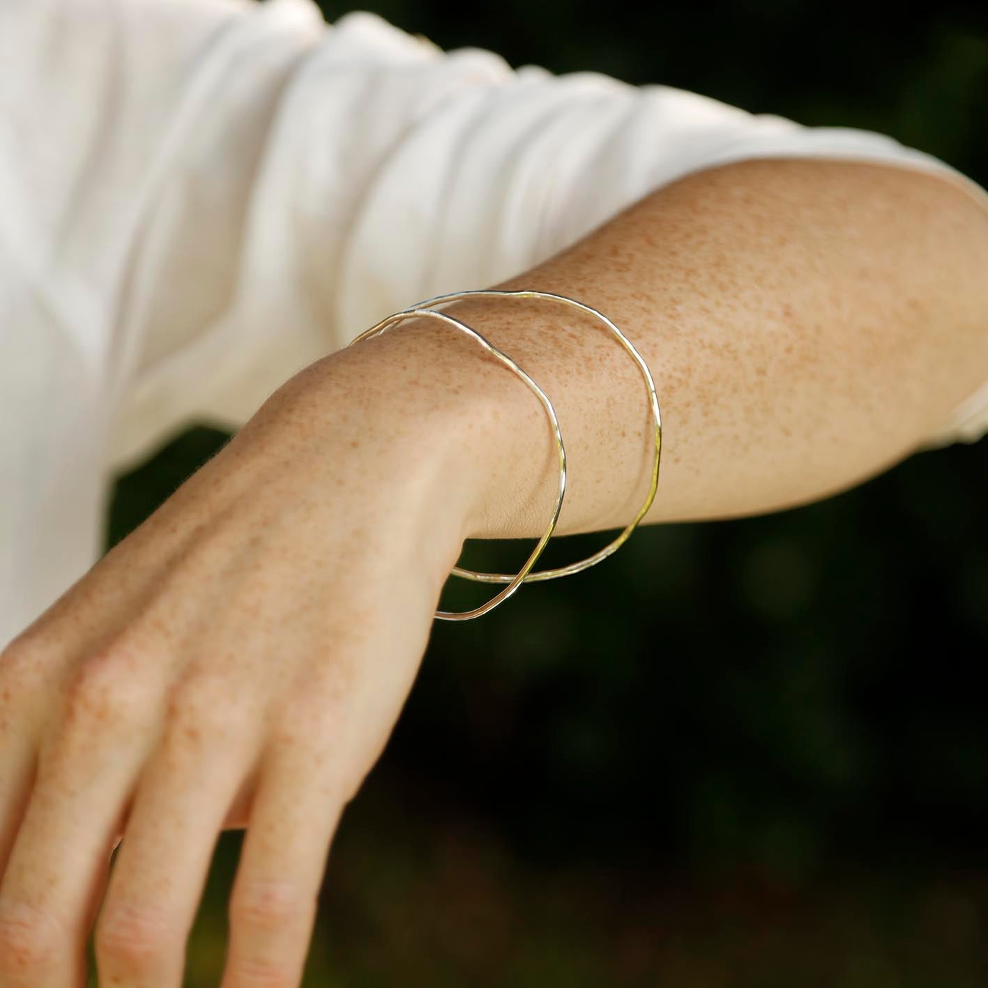 bangle making class | sterling silver