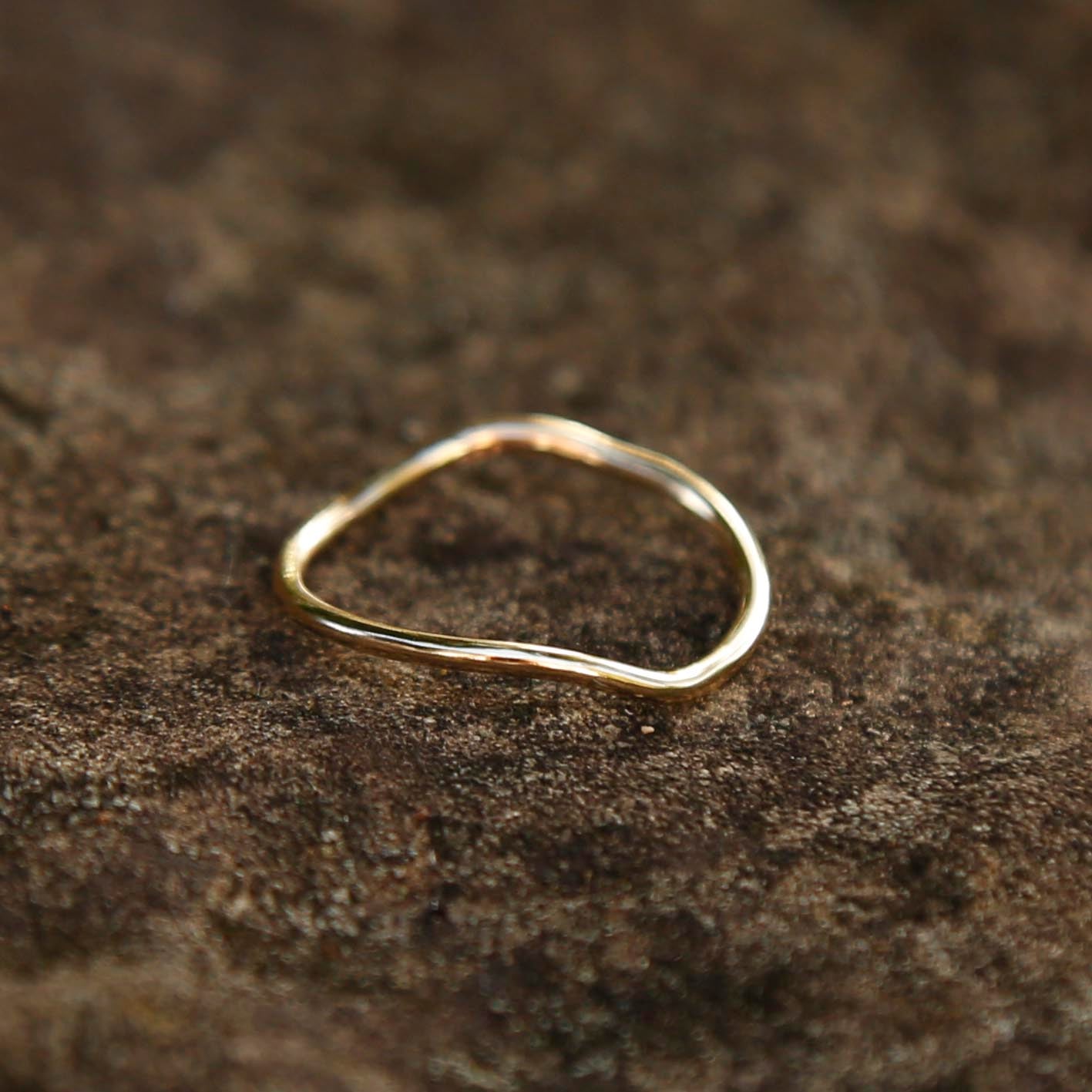 solid gold ring | K