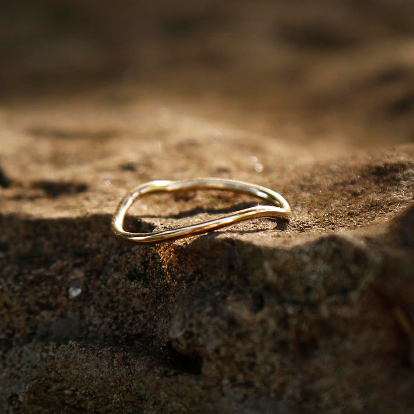 solid gold ring | K