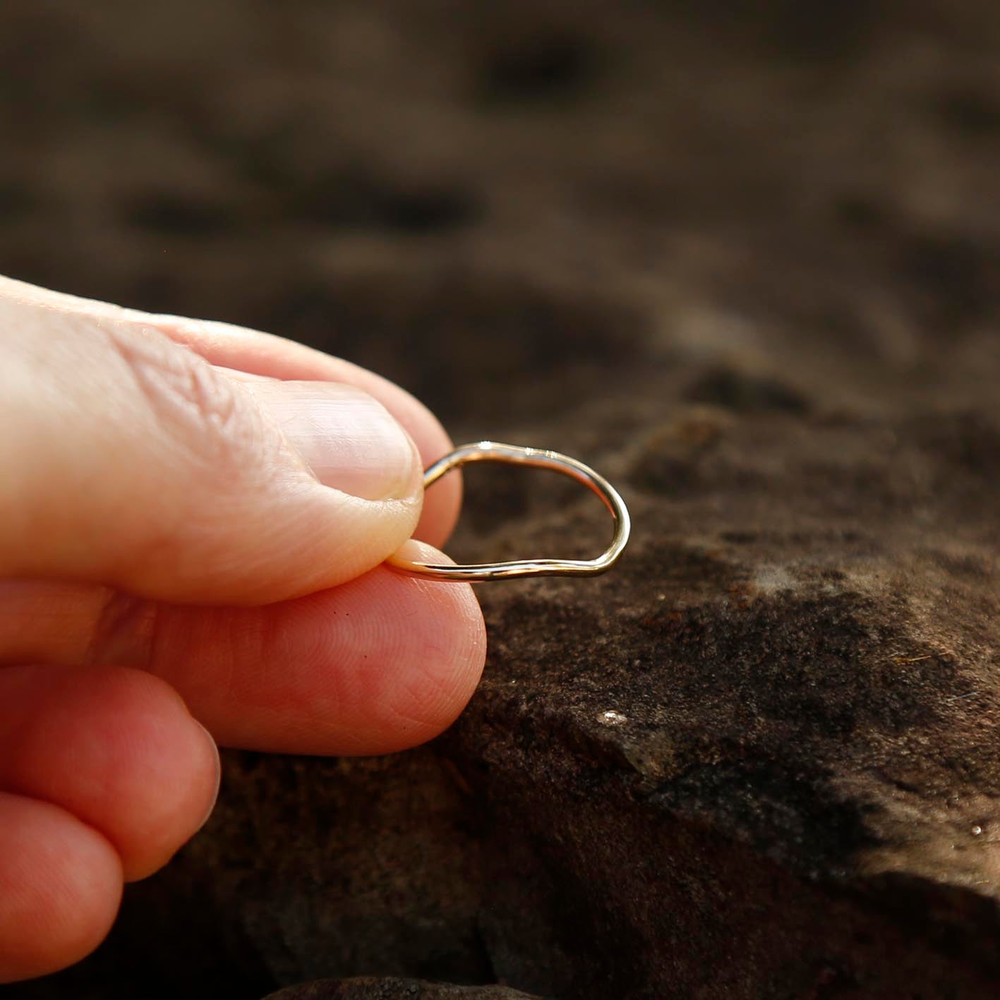 solid gold ring | K