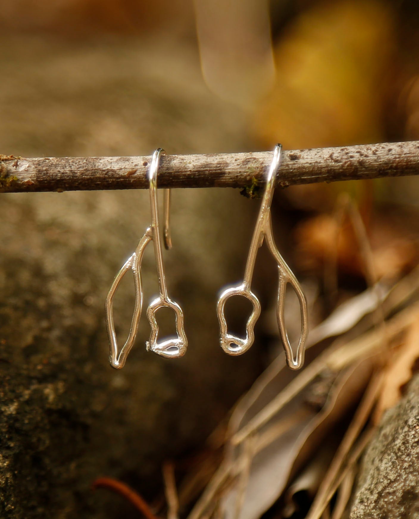 gum nut earrings | eucalyptus | solid silver