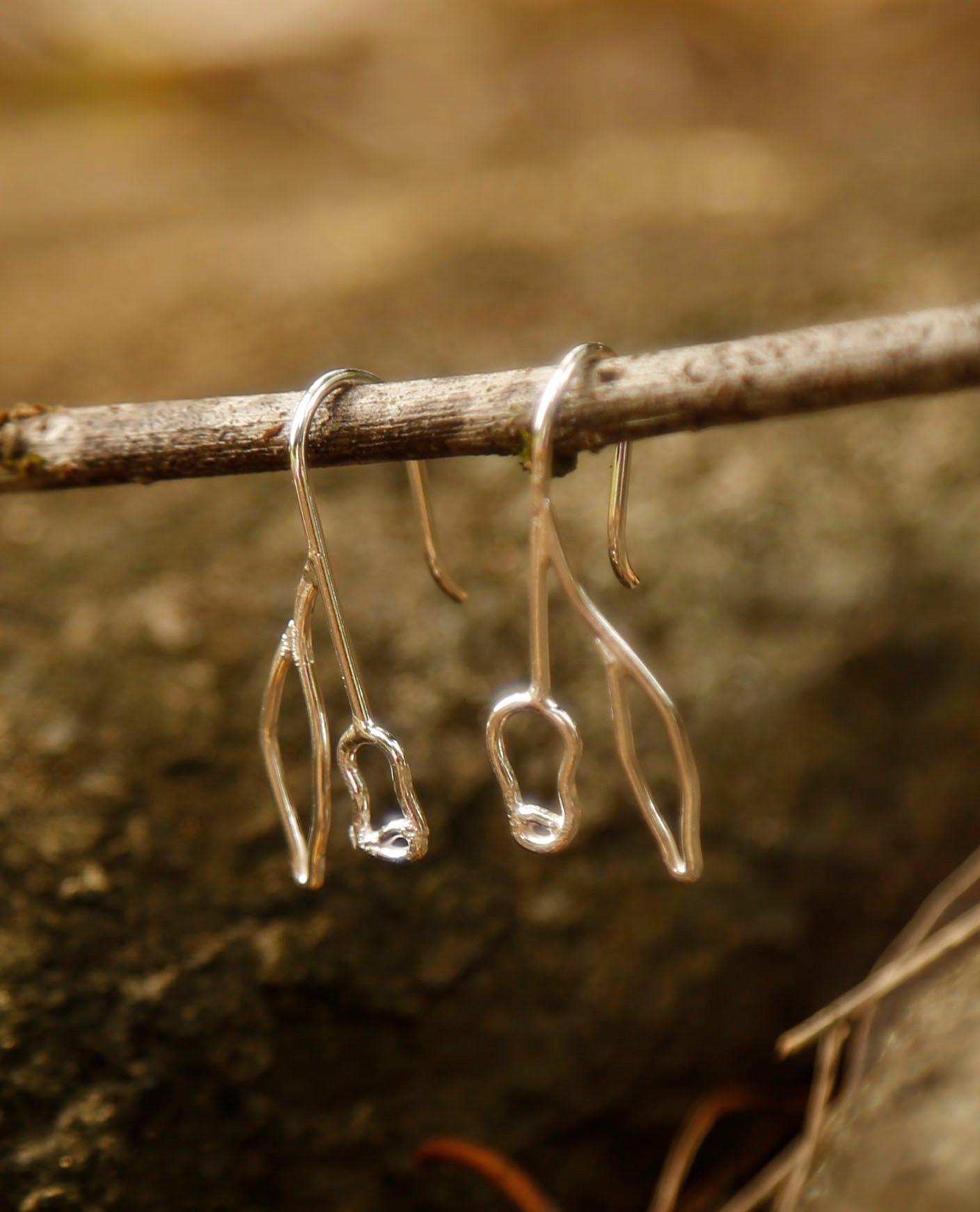 gum nut earrings | eucalyptus | solid silver