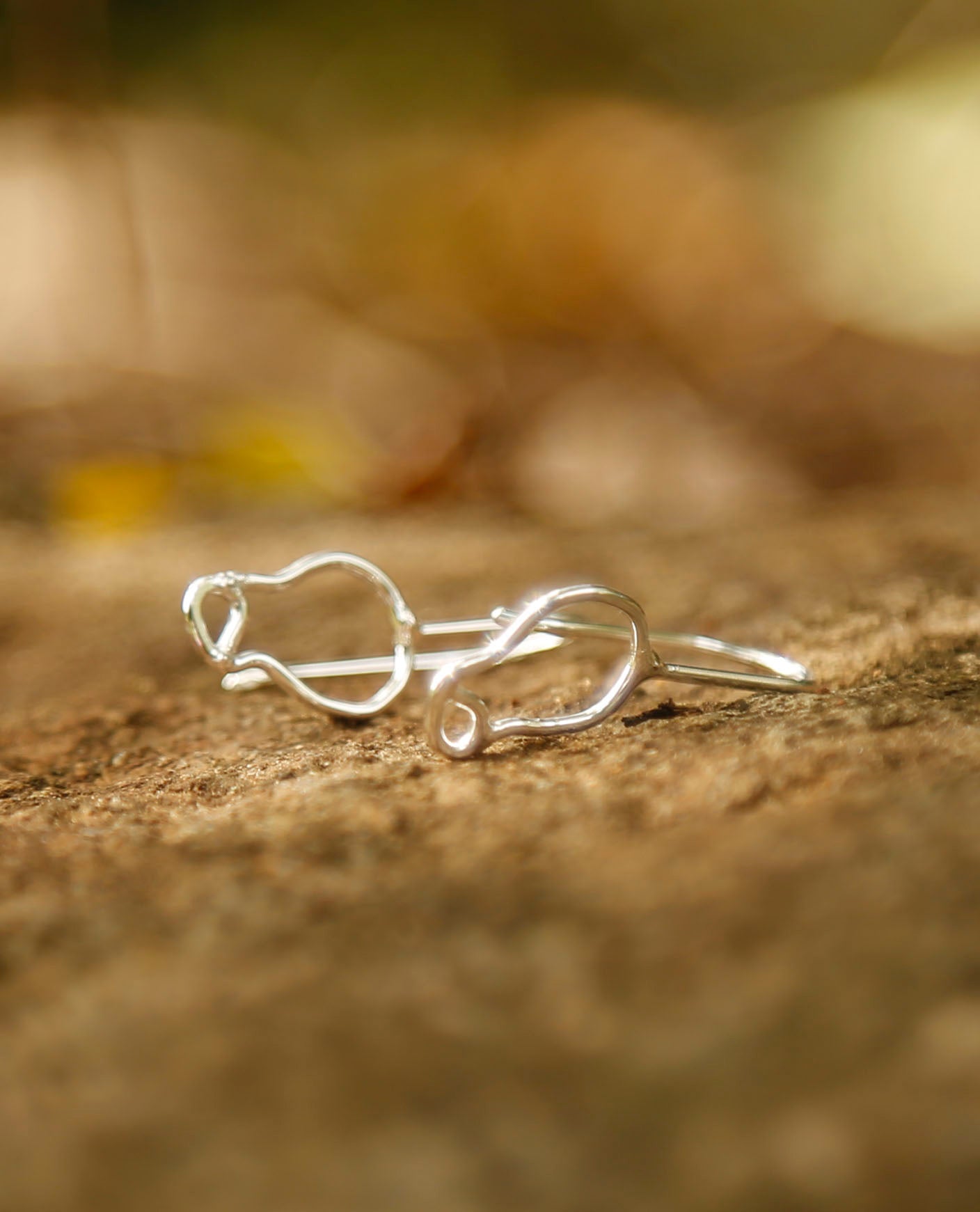 gum nut earrings | eucalyptus macrocarpa | solid silver