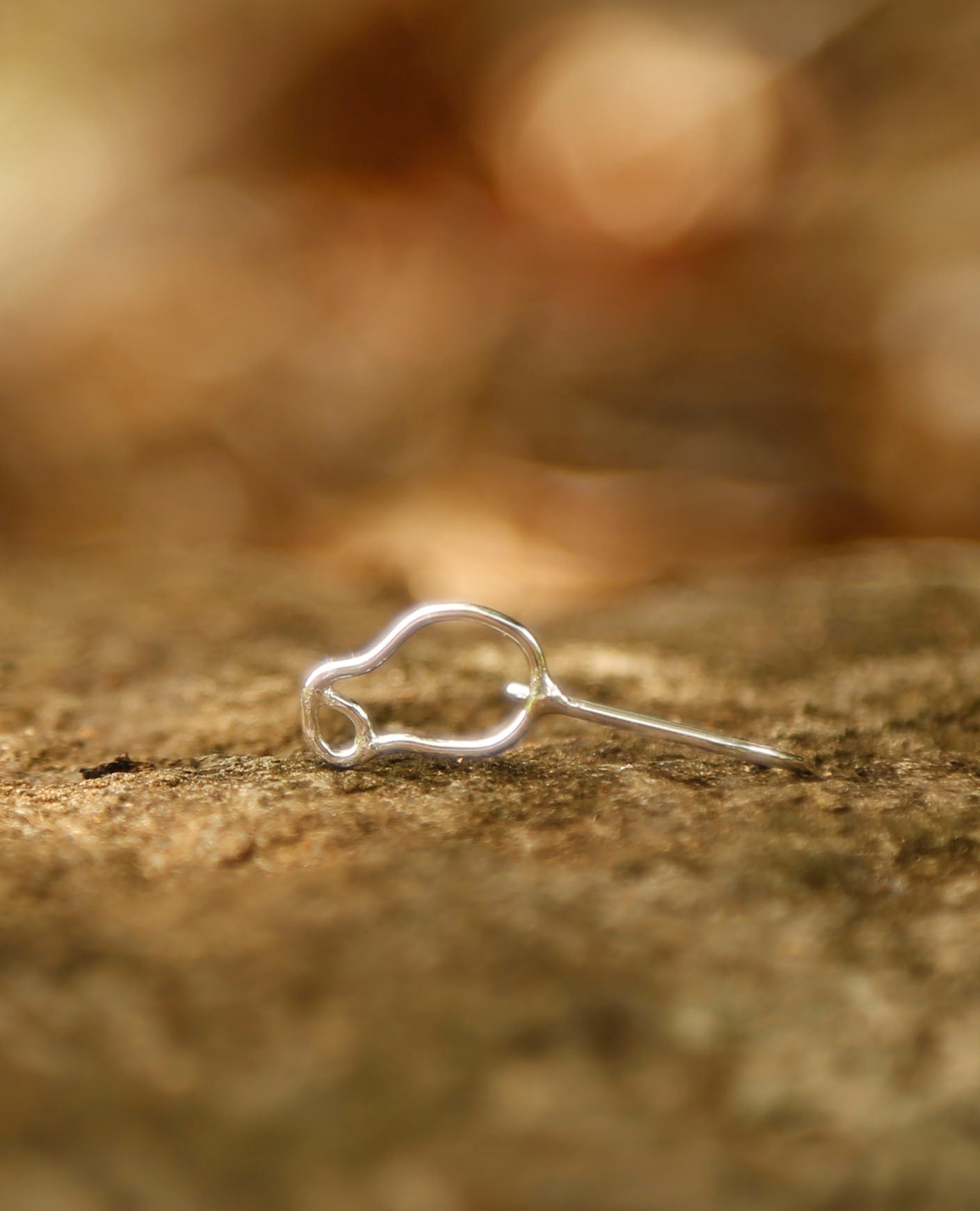 gum nut earrings | eucalyptus macrocarpa | solid silver