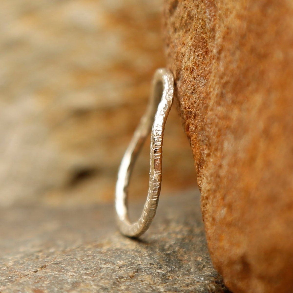 mixed sized sterling silver rings