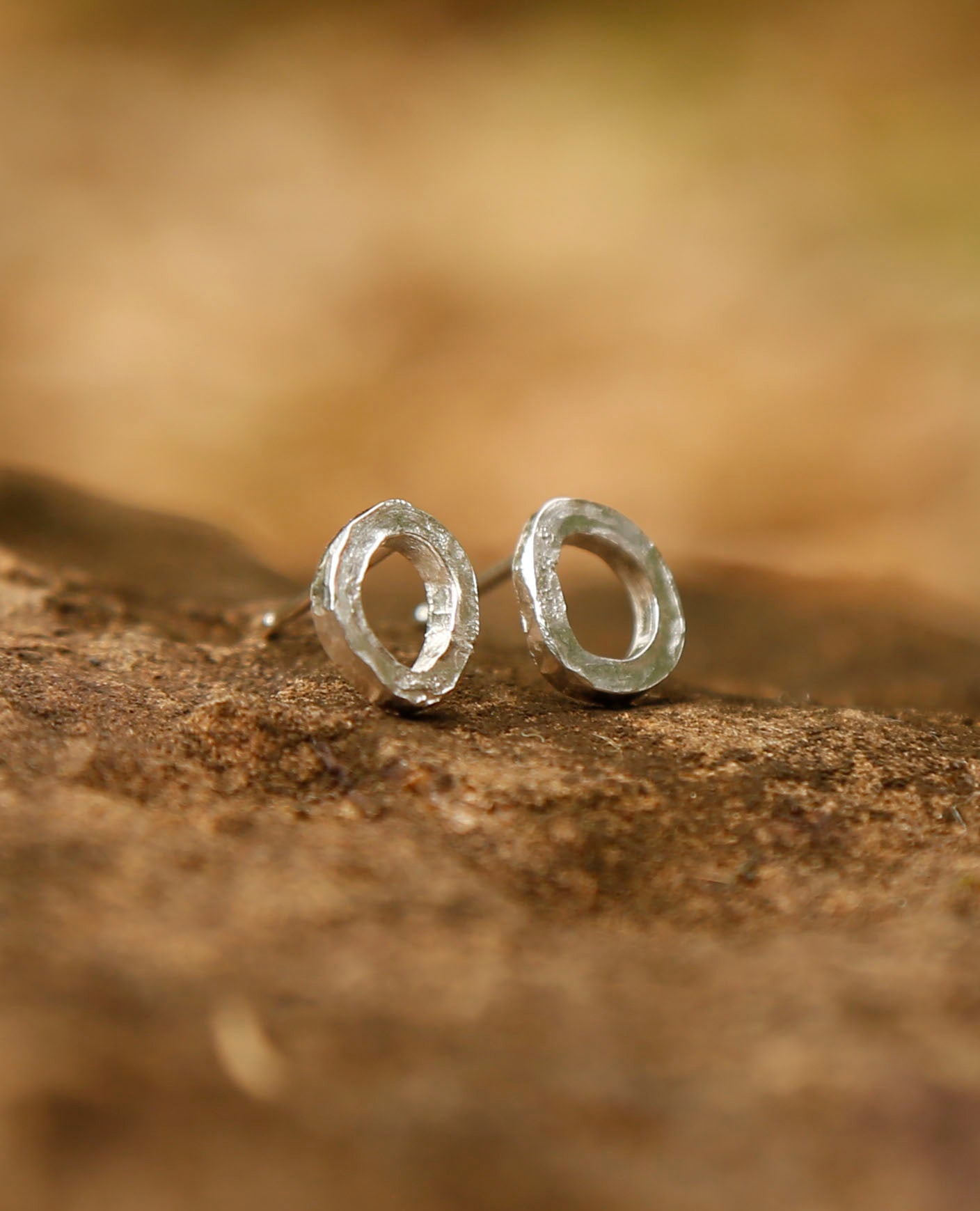 circle earrings | solid silver