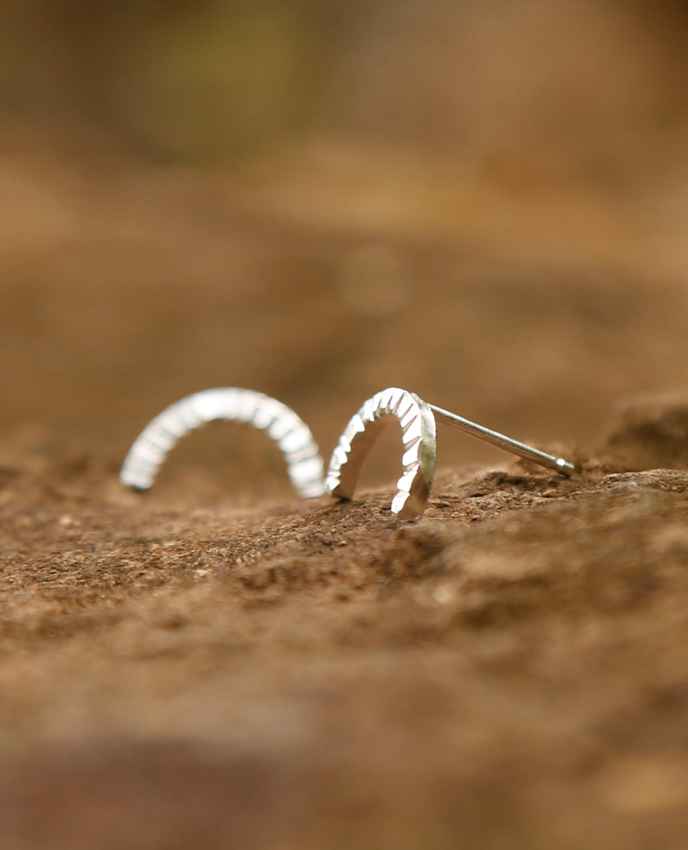 line earrings | arches | solid silver