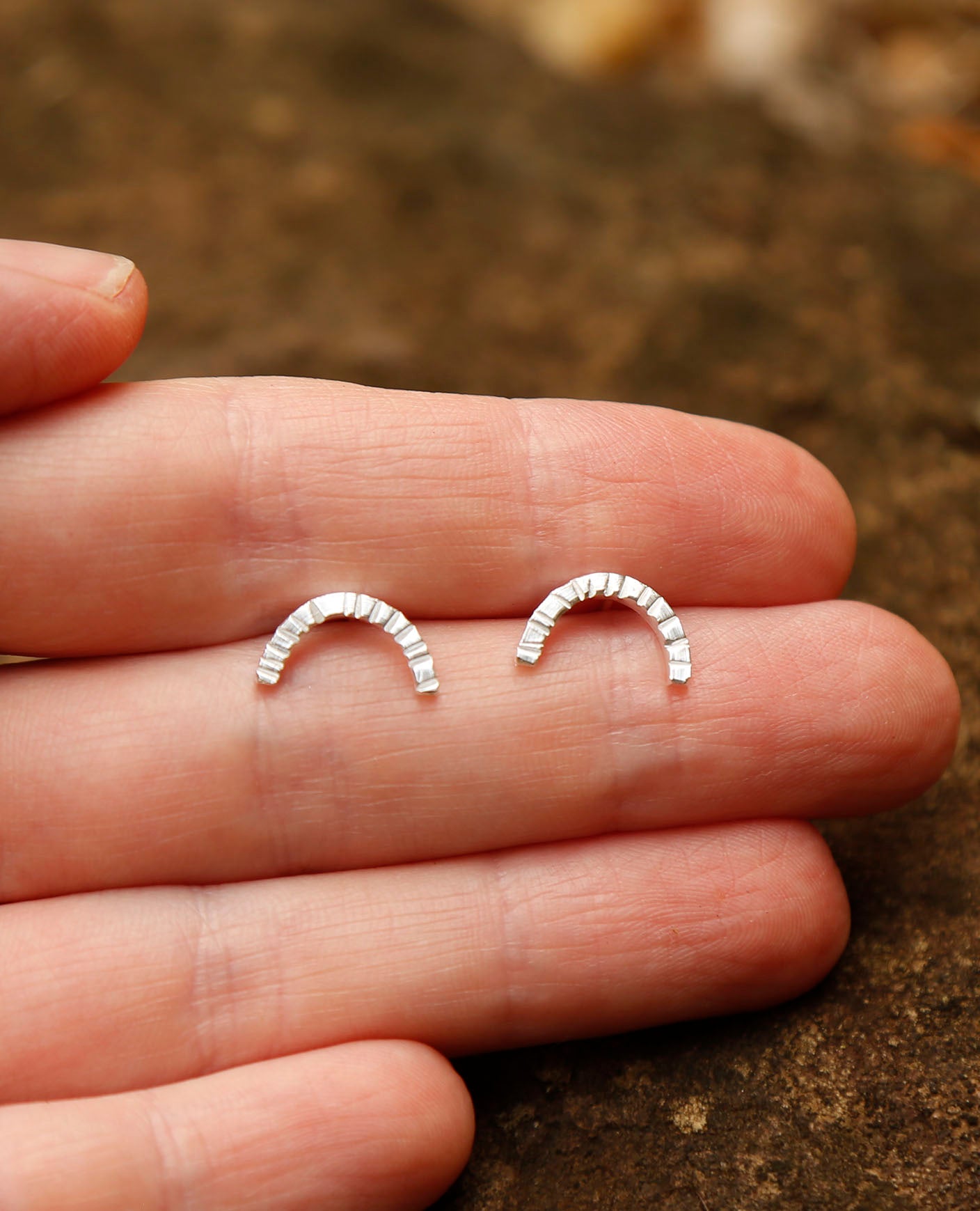 line earrings | arches | solid silver