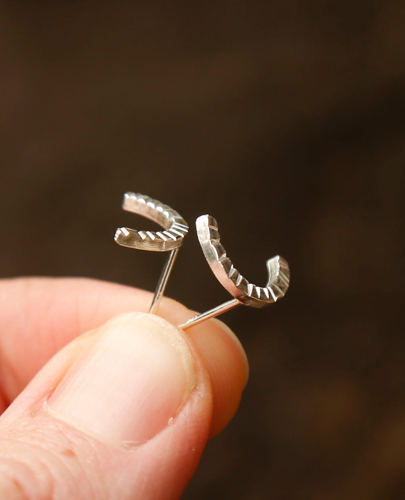 line earrings | arches | solid silver