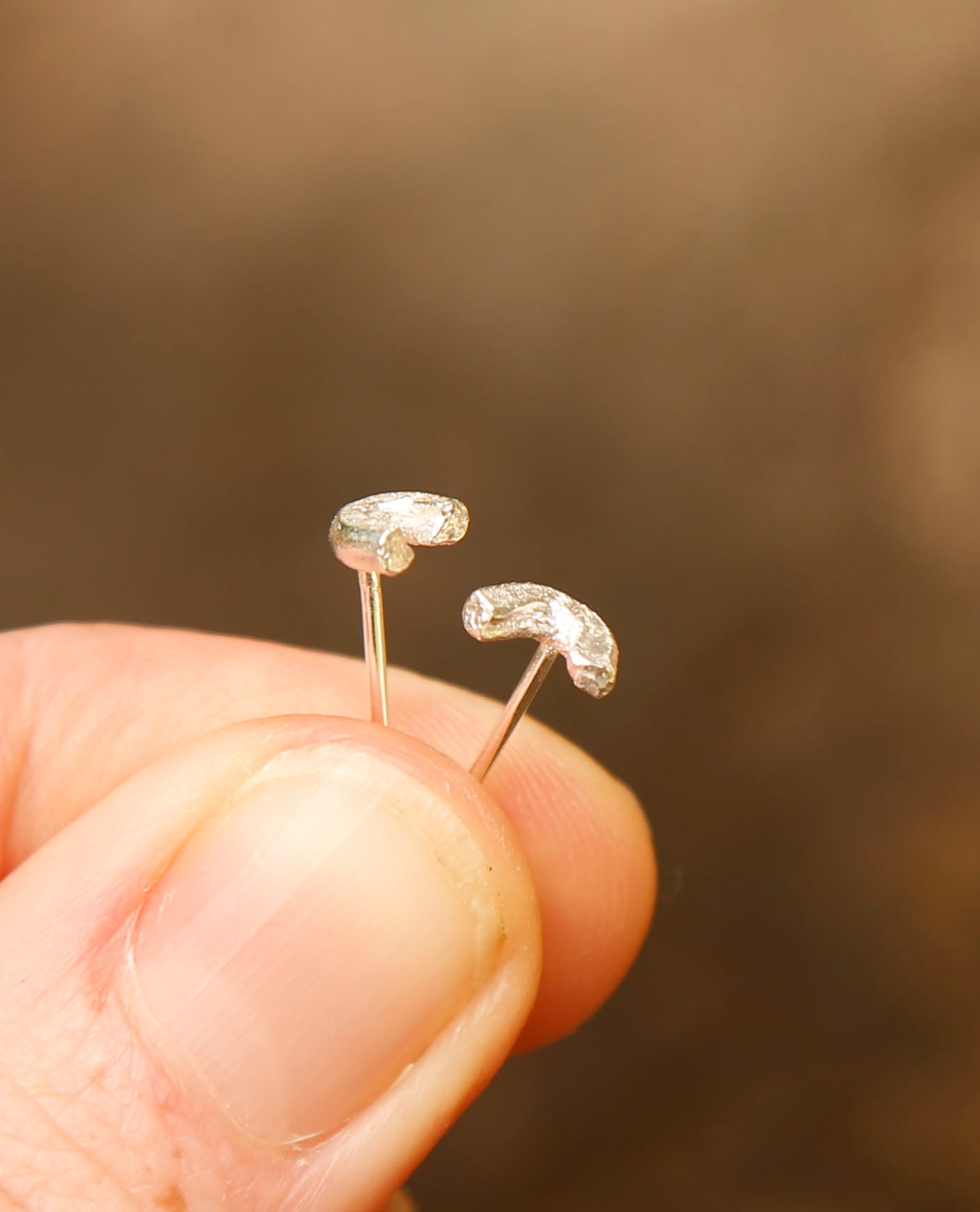 line earrings | curve 3 | solid silver