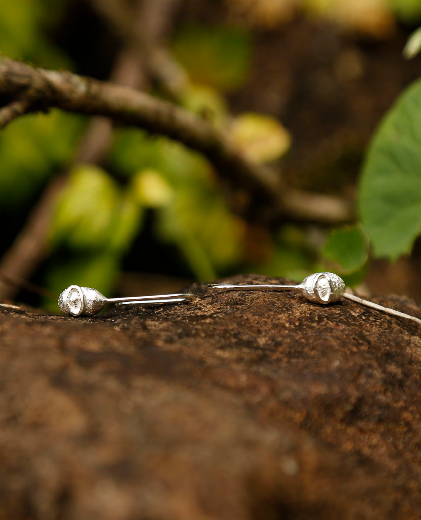 banksia seedpod earrings | solid silver