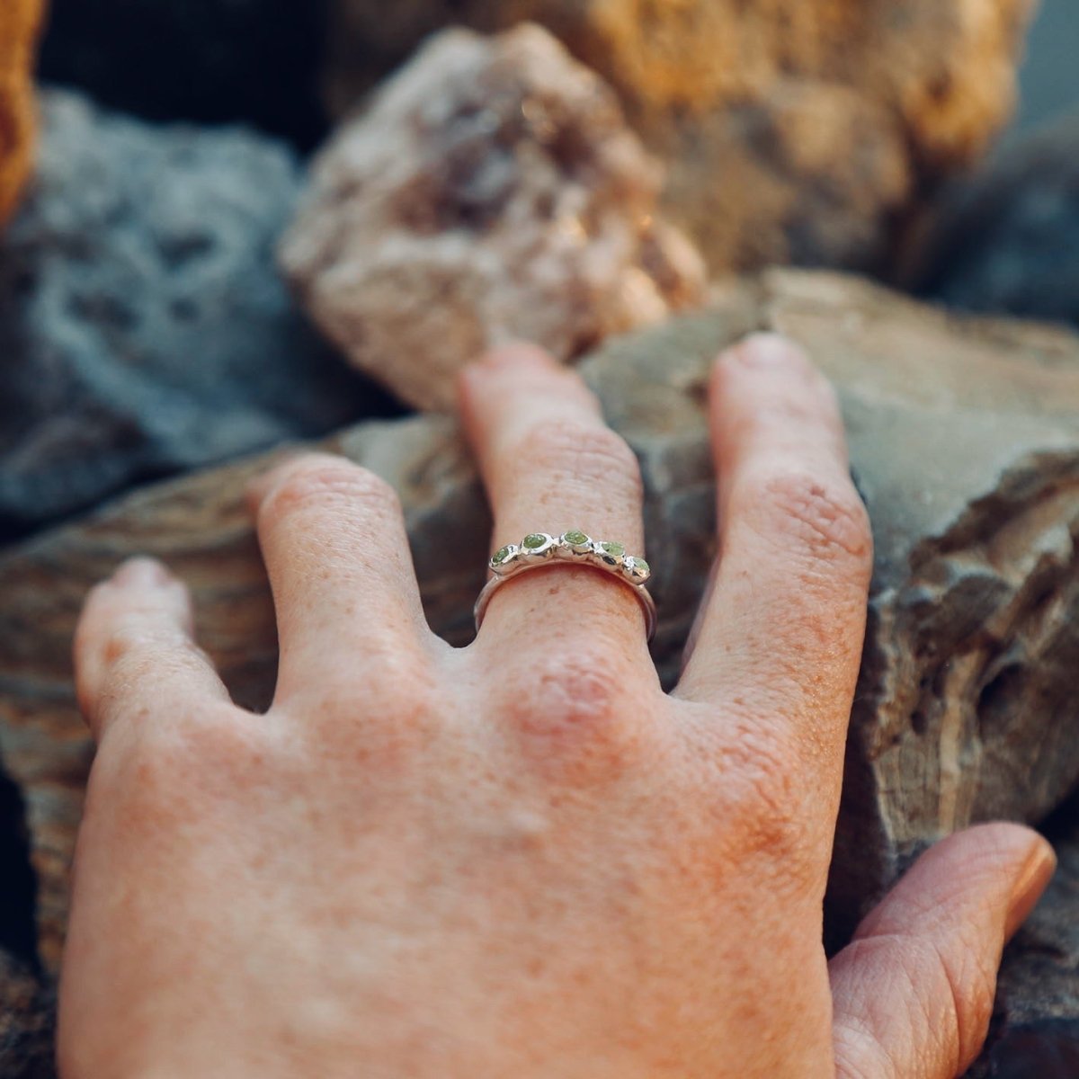 Sterling Silver Gemstone Ring The Fossick