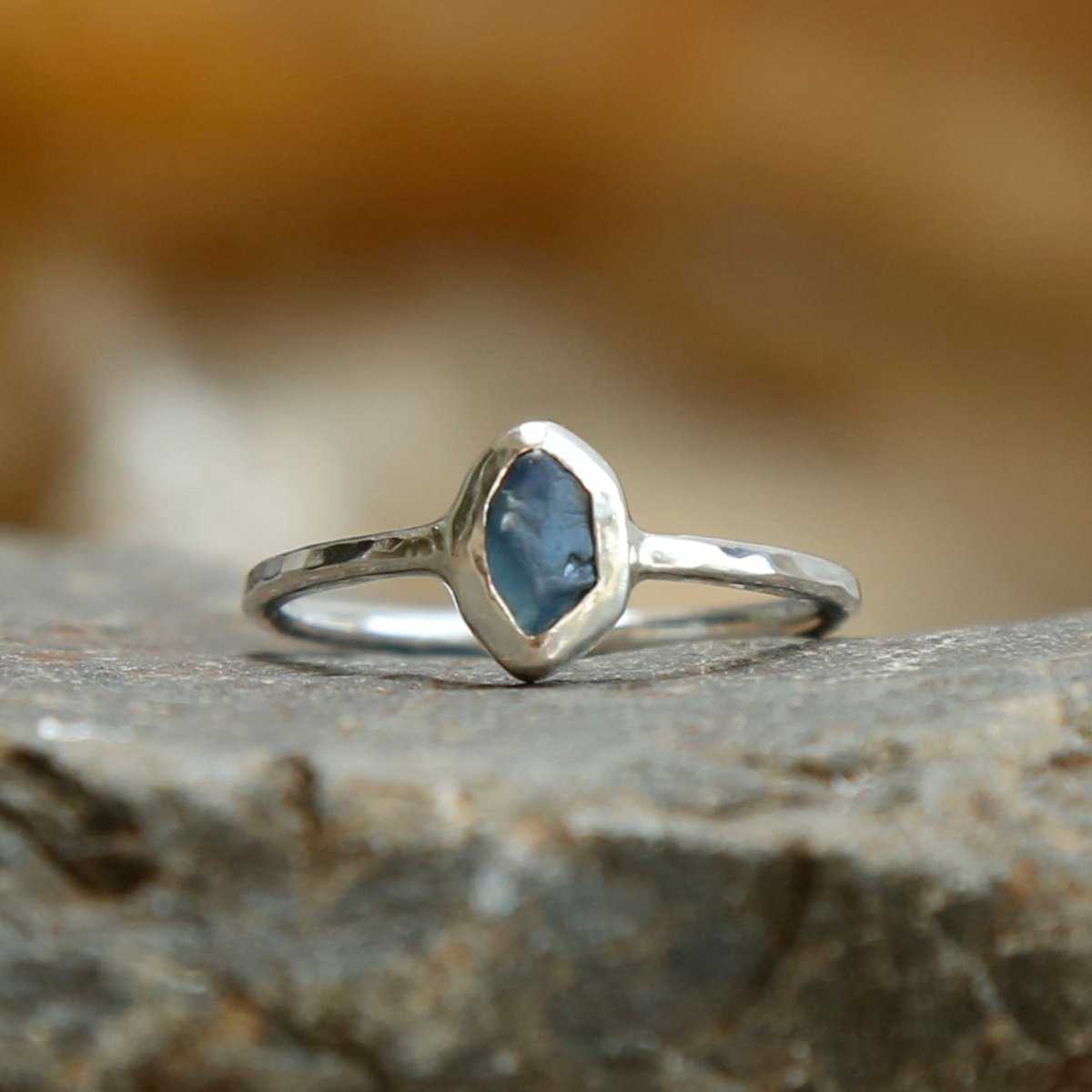 handmade sapphire ring