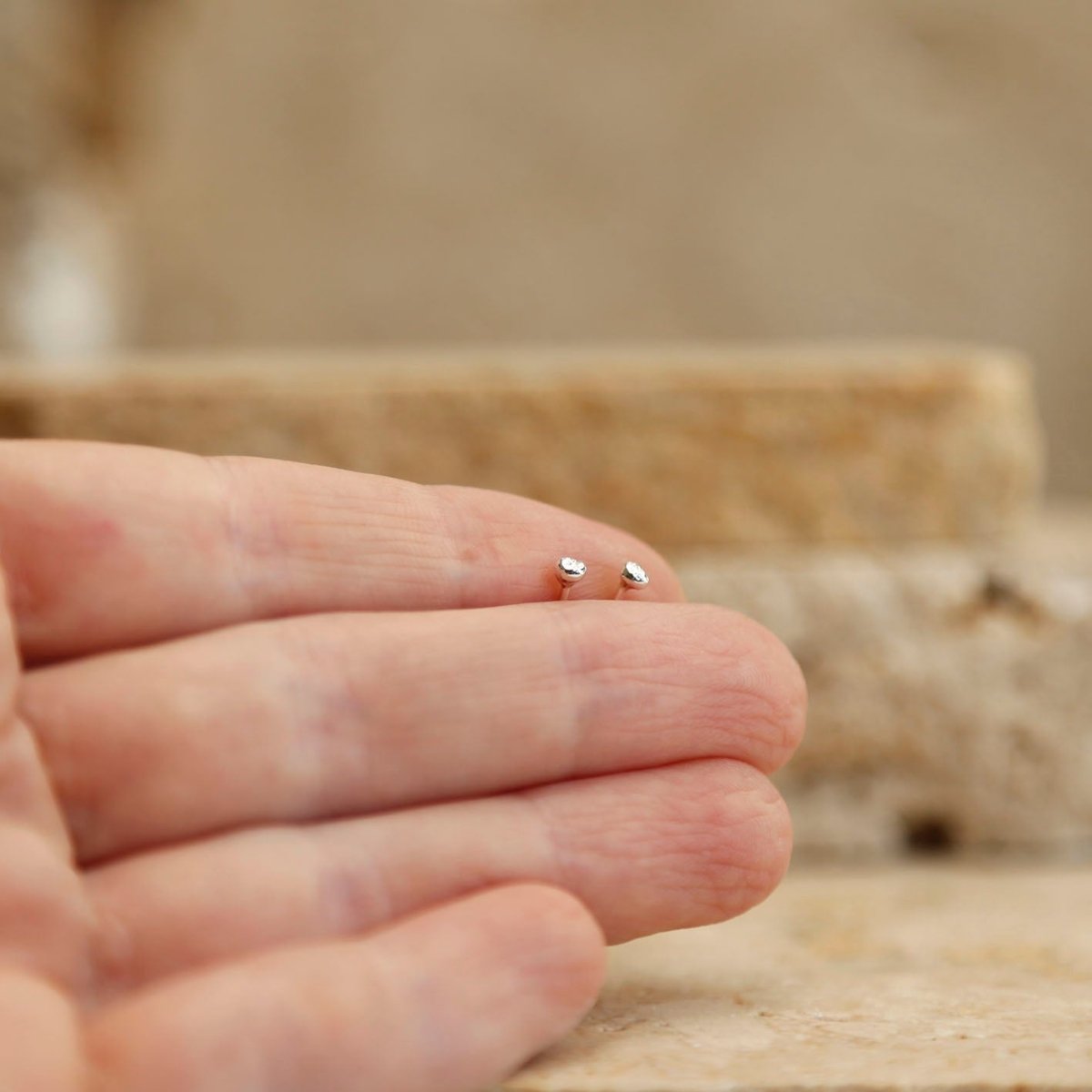 small sterling silver studs