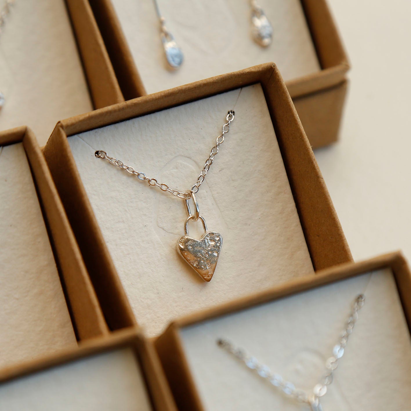 sterling silver heart pendant v.1