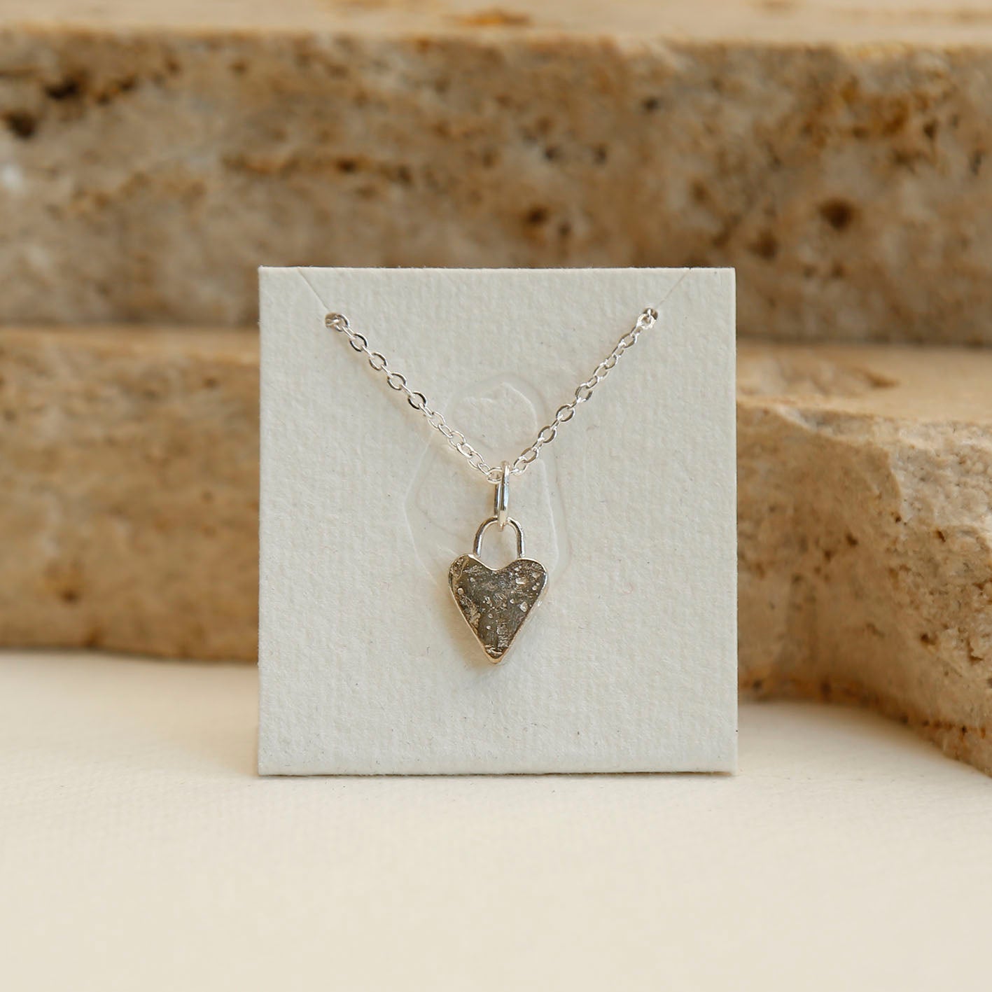 sterling silver heart pendant v.1
