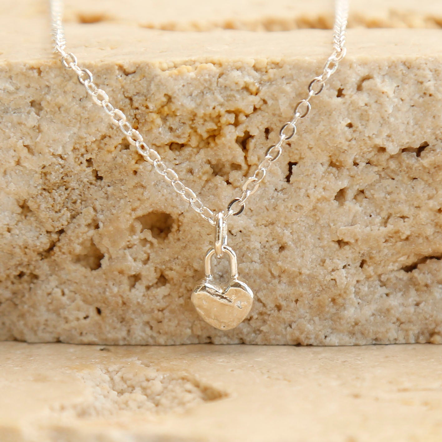 sterling silver heart pendant v.5