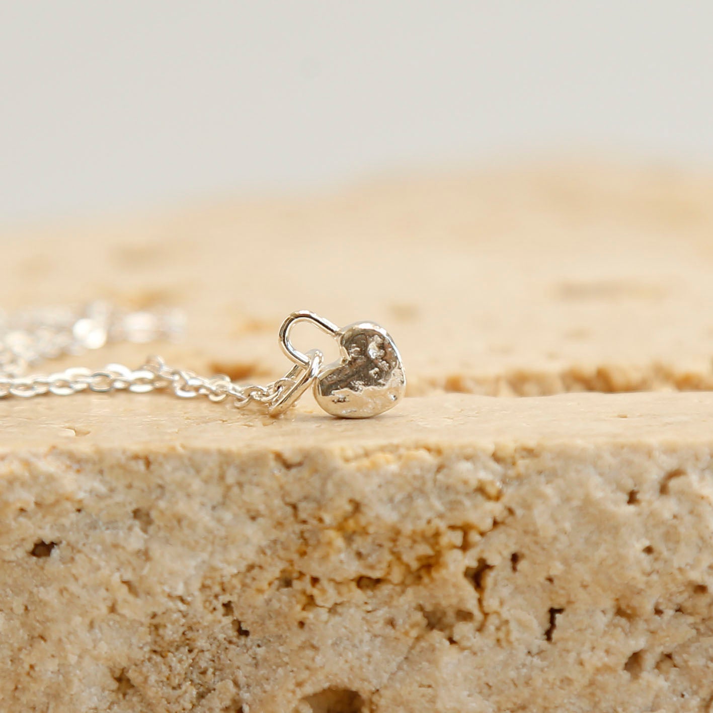 sterling silver heart pendant v.5