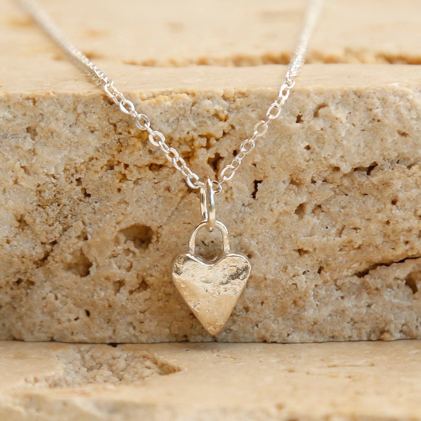 sterling silver heart pendant v.1