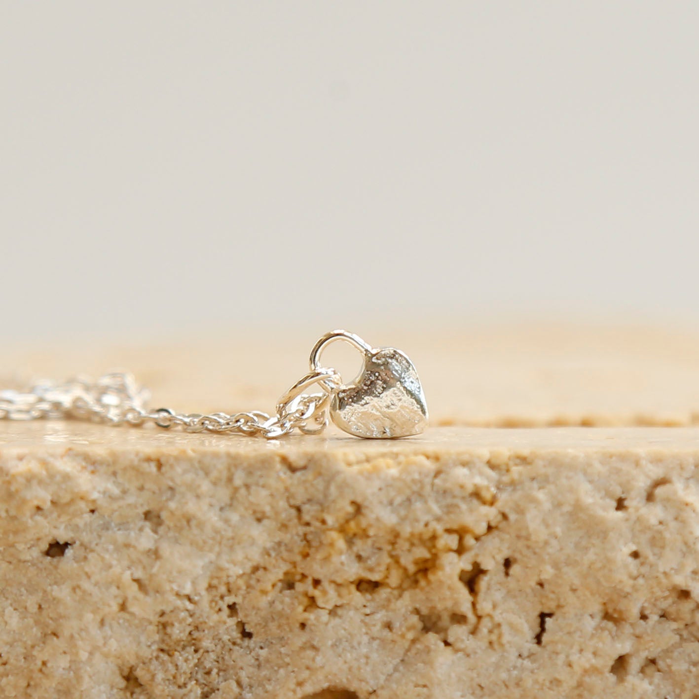 sterling silver heart pendant v.4