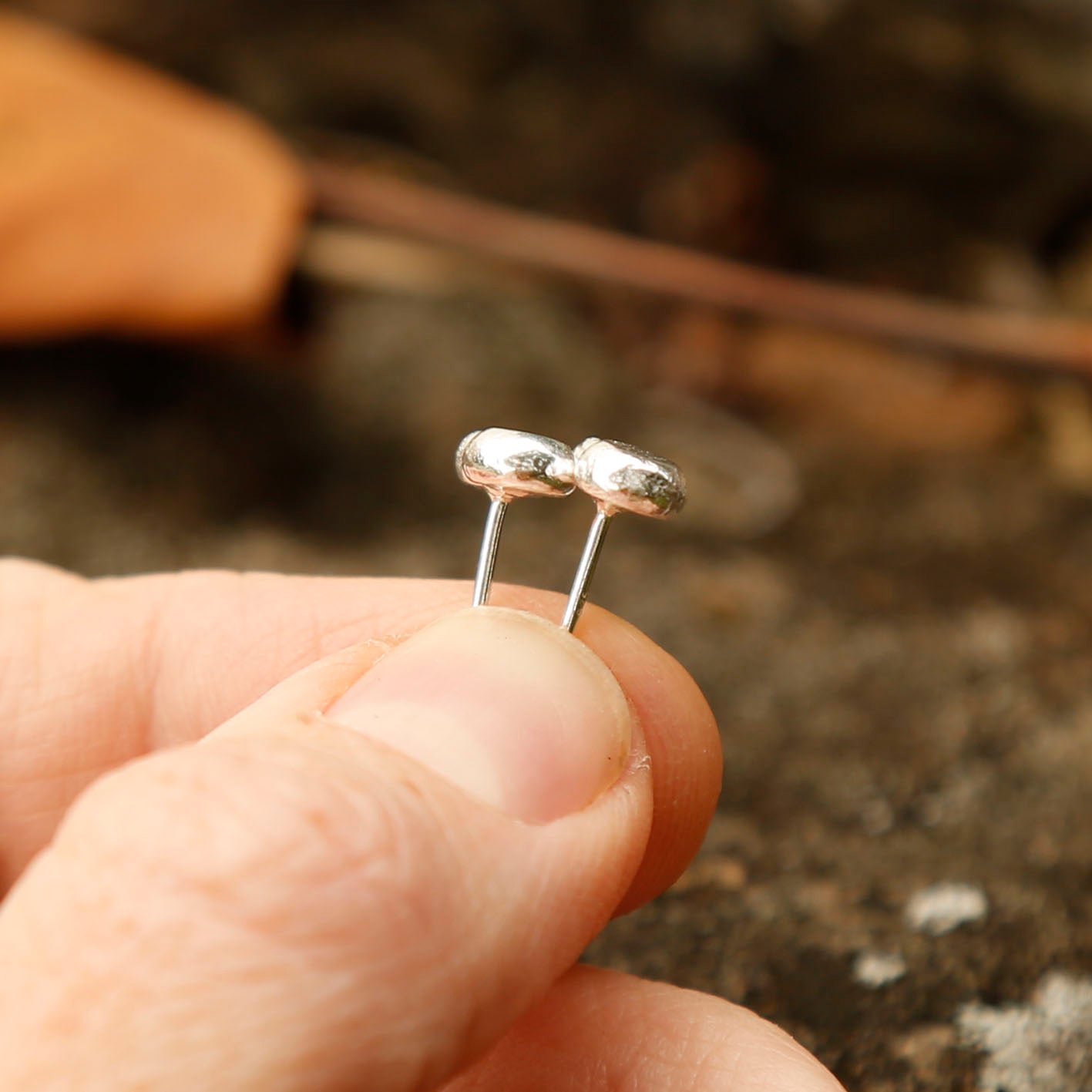 Silver Studs | Flat Balls