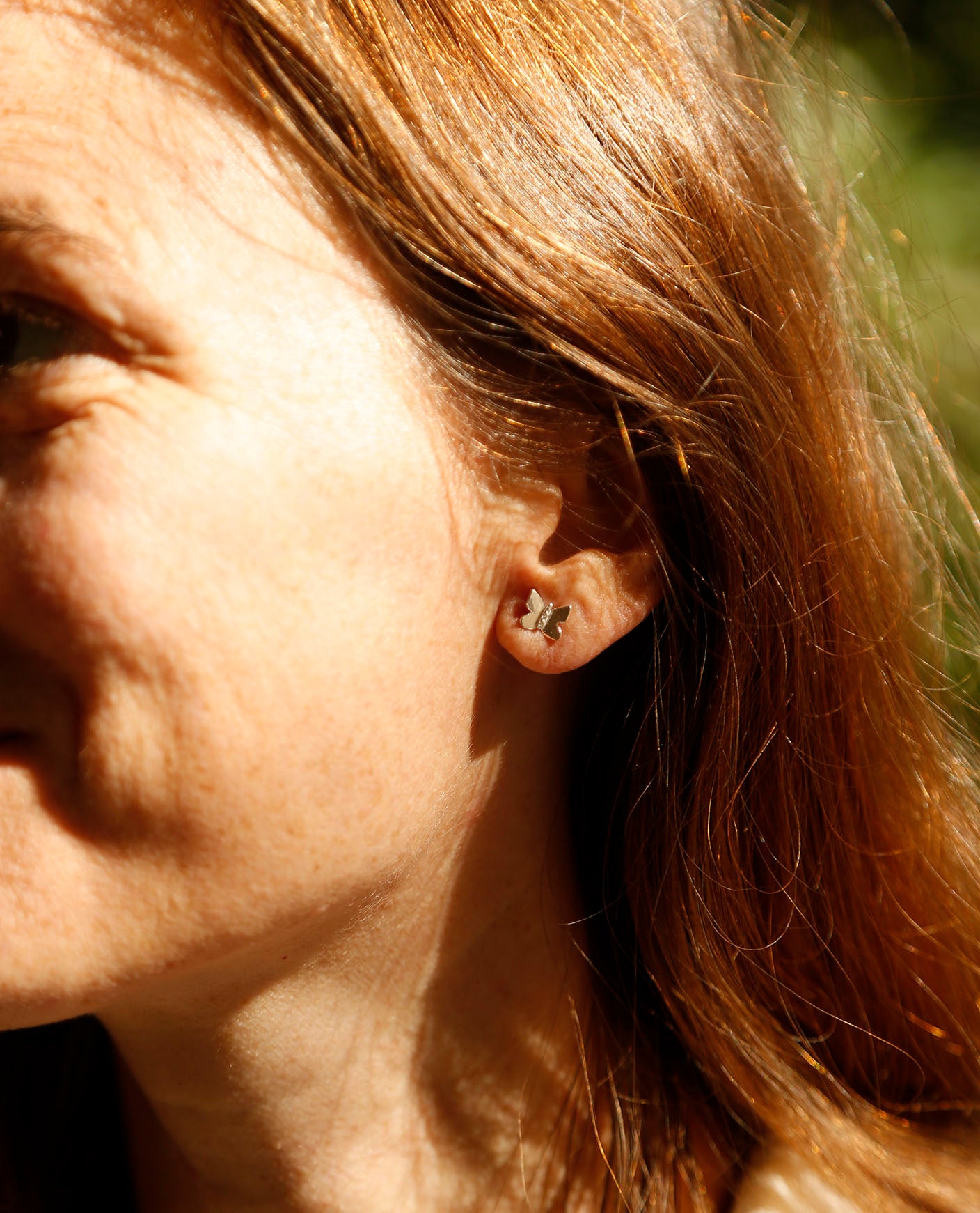 butterfly earrings | solid silver