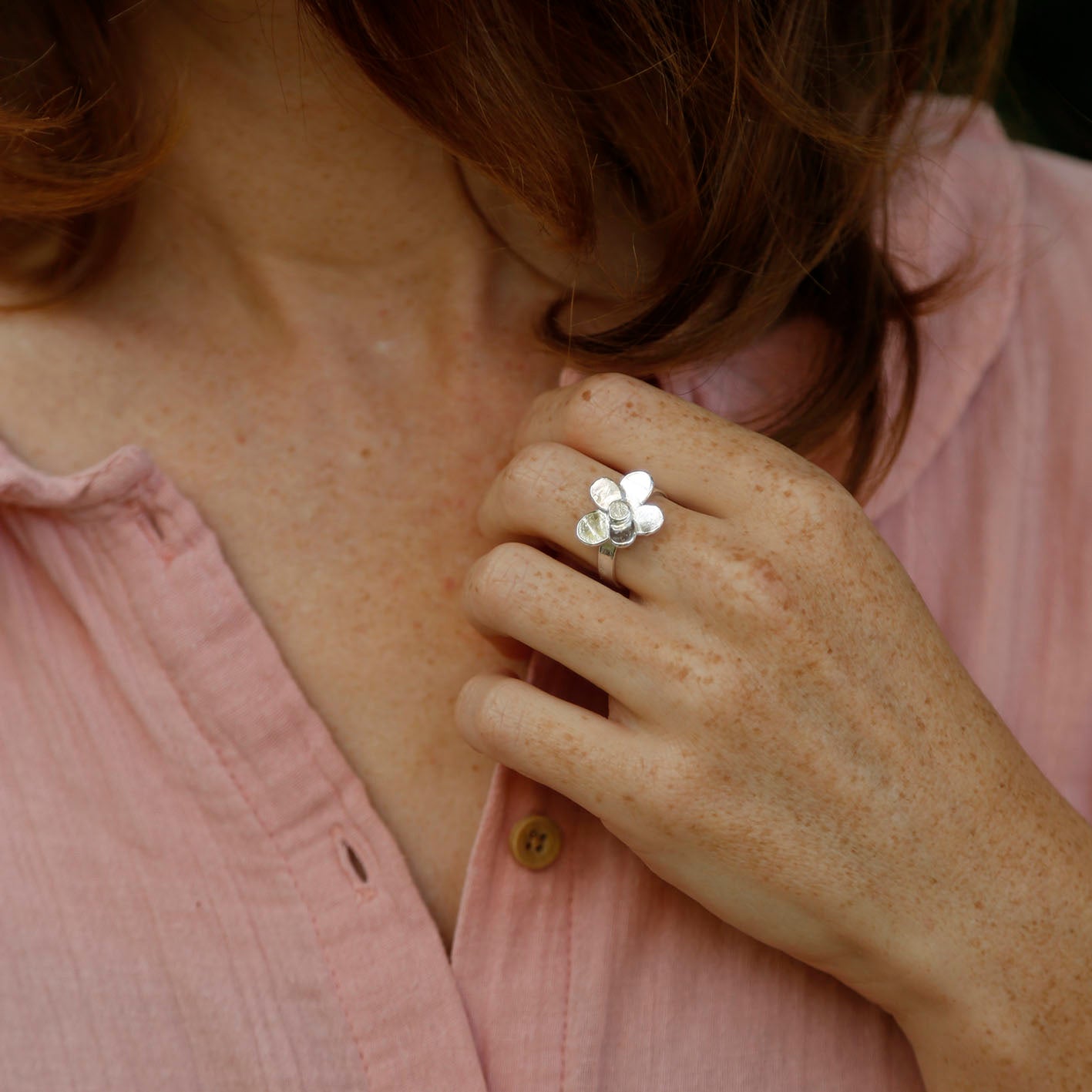 flower ring | size P 1/2