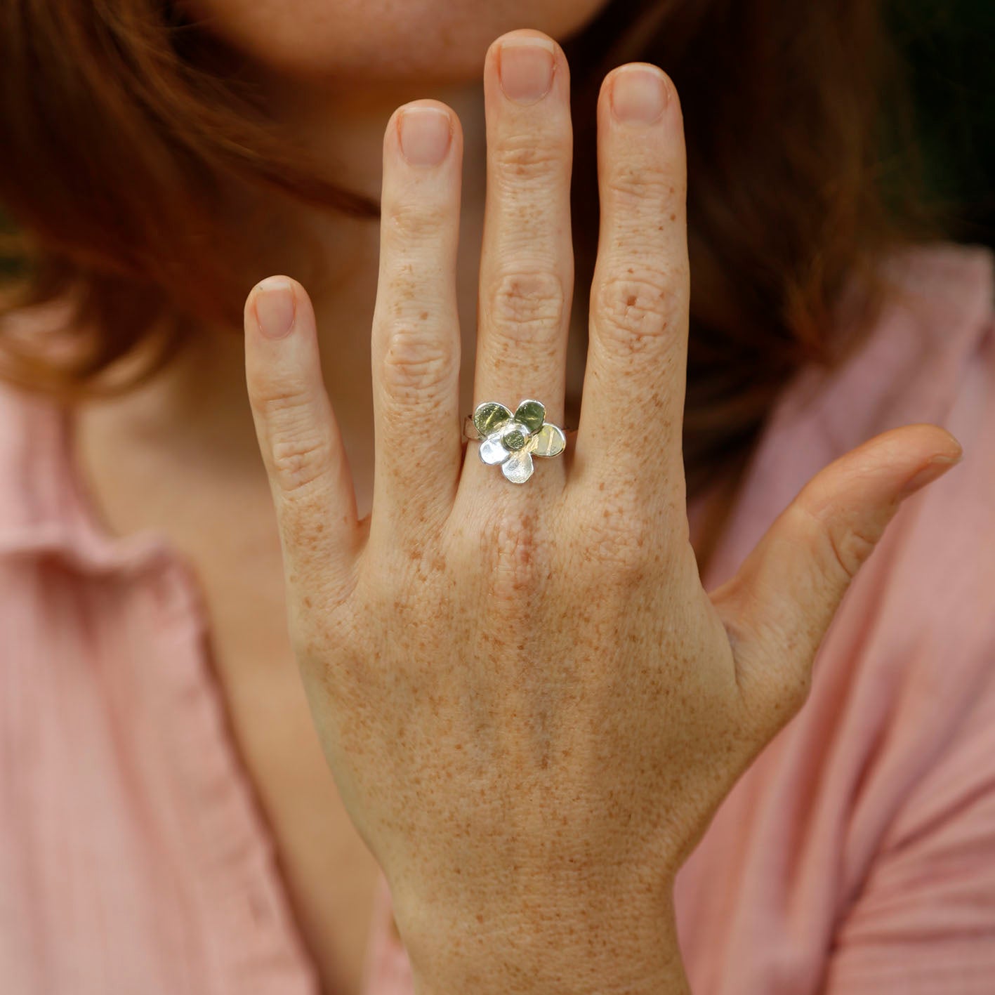 flower ring | size P 1/2