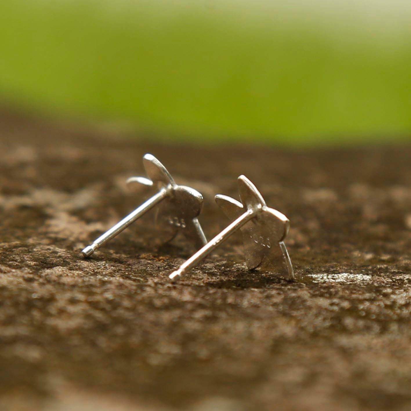 sea star studs | solid silver