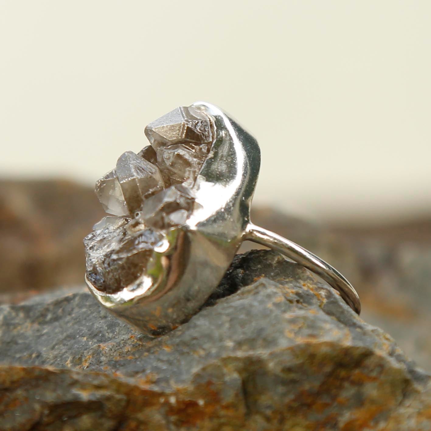 smokey quartz ring | P 1/2