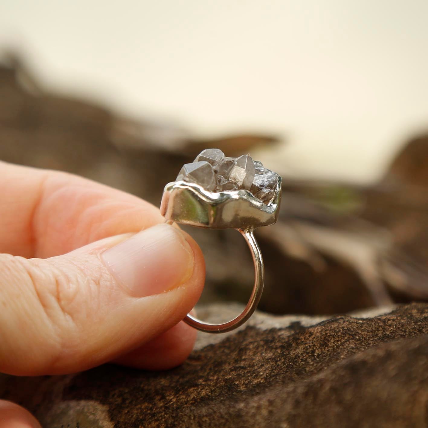smokey quartz ring | P 1/2