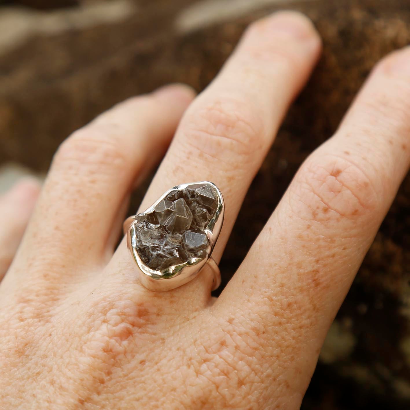 smokey quartz ring | P 1/2