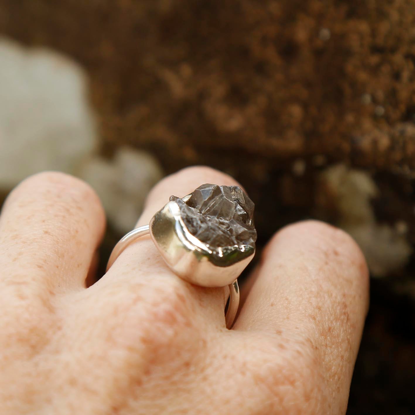 smokey quartz ring | P 1/2