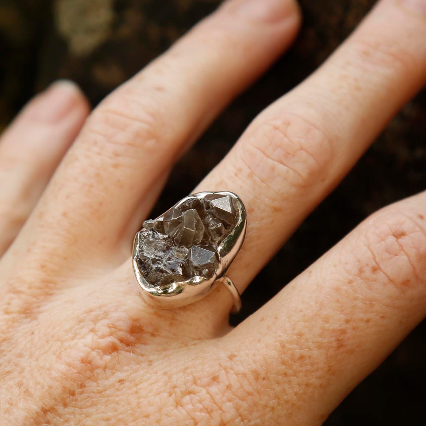 smokey quartz ring | P 1/2
