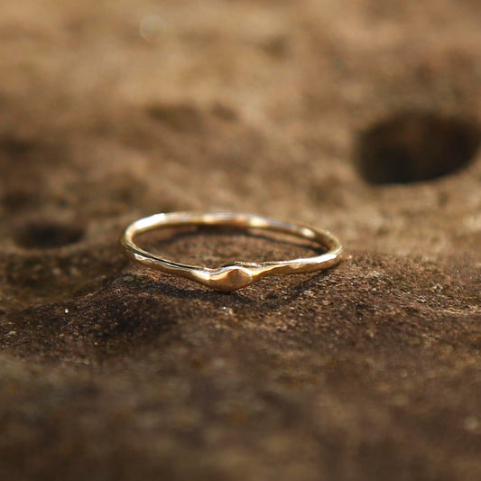 solid gold ring  | M 1/2