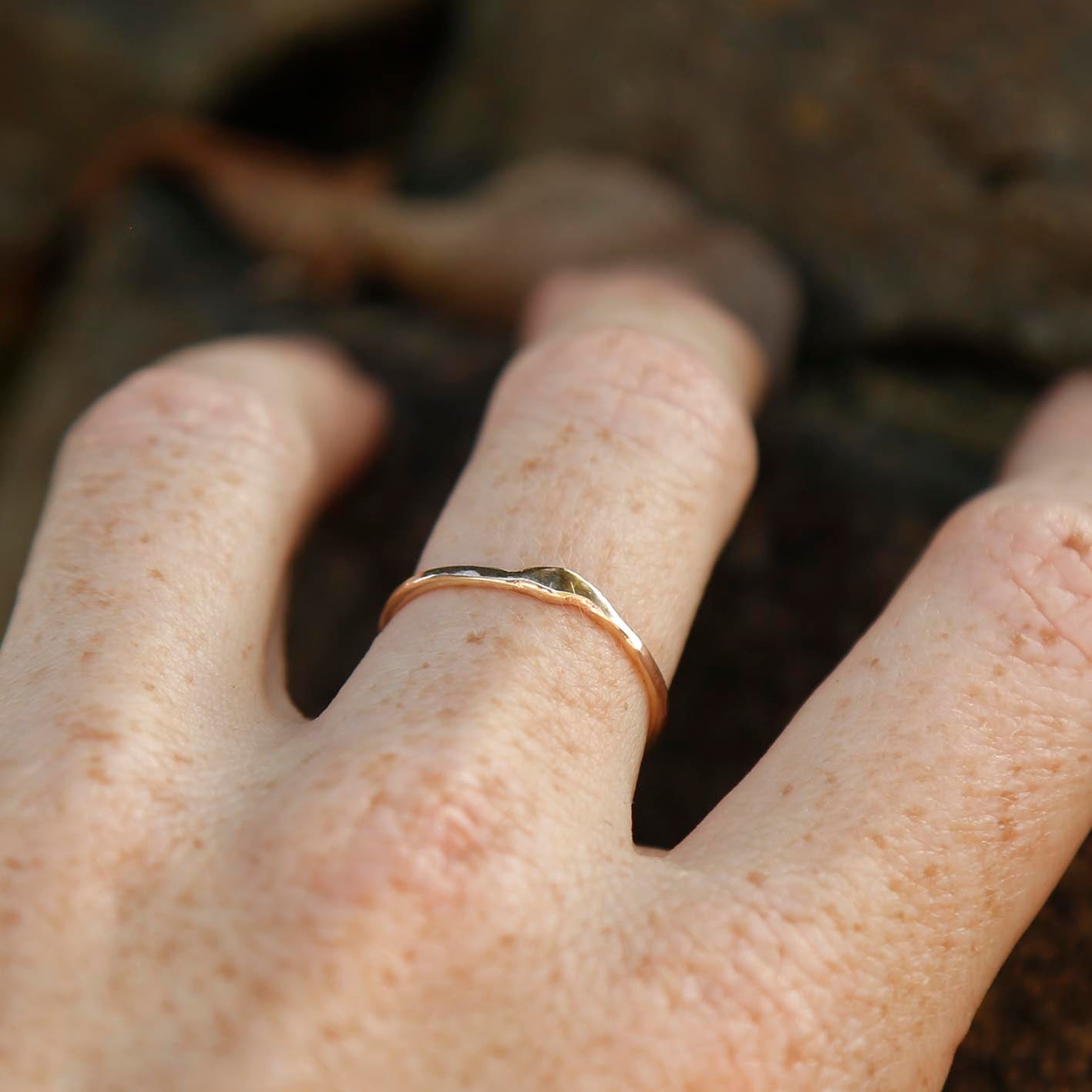 solid gold ring  | M 1/2