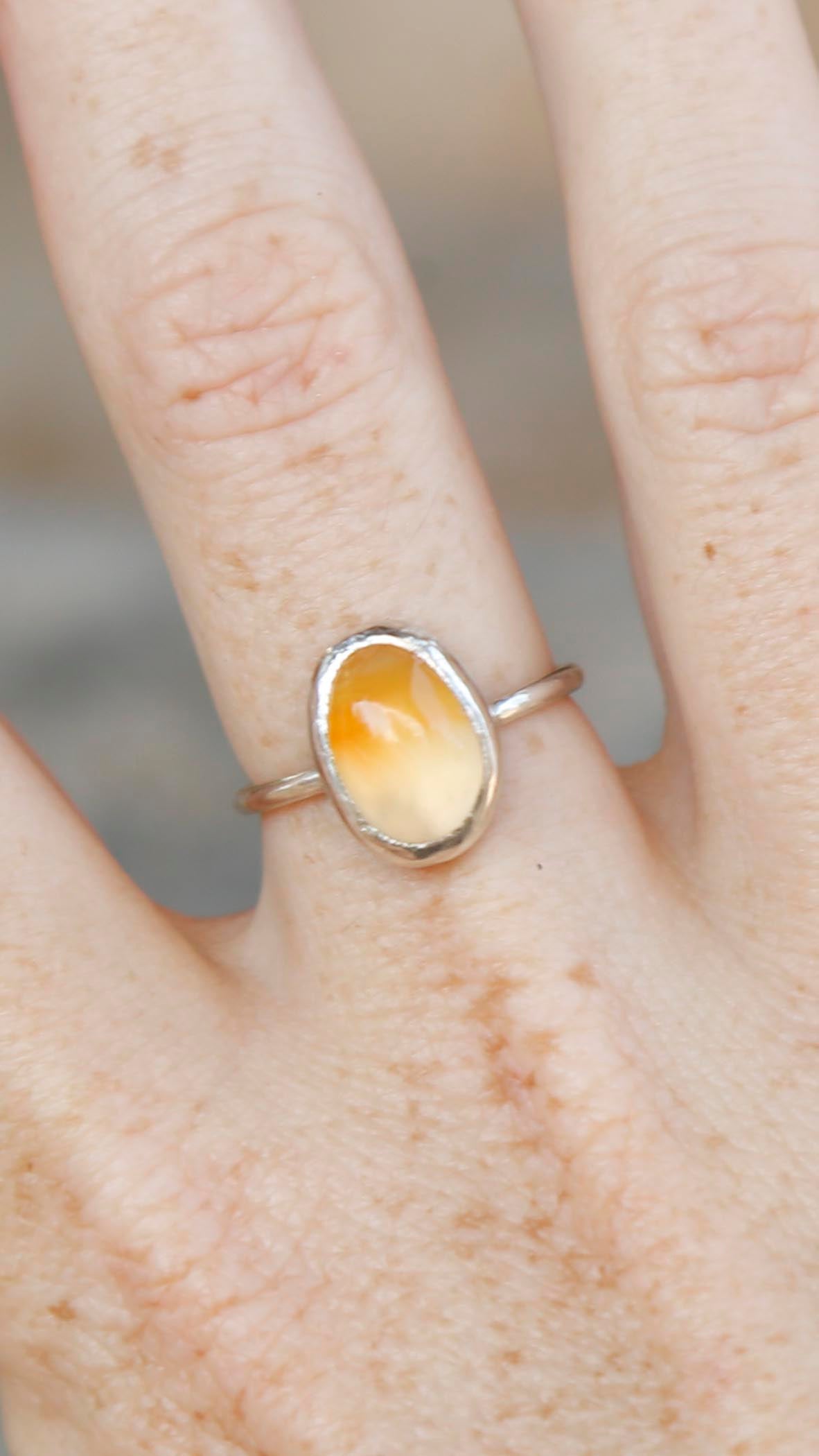 agate ring | M