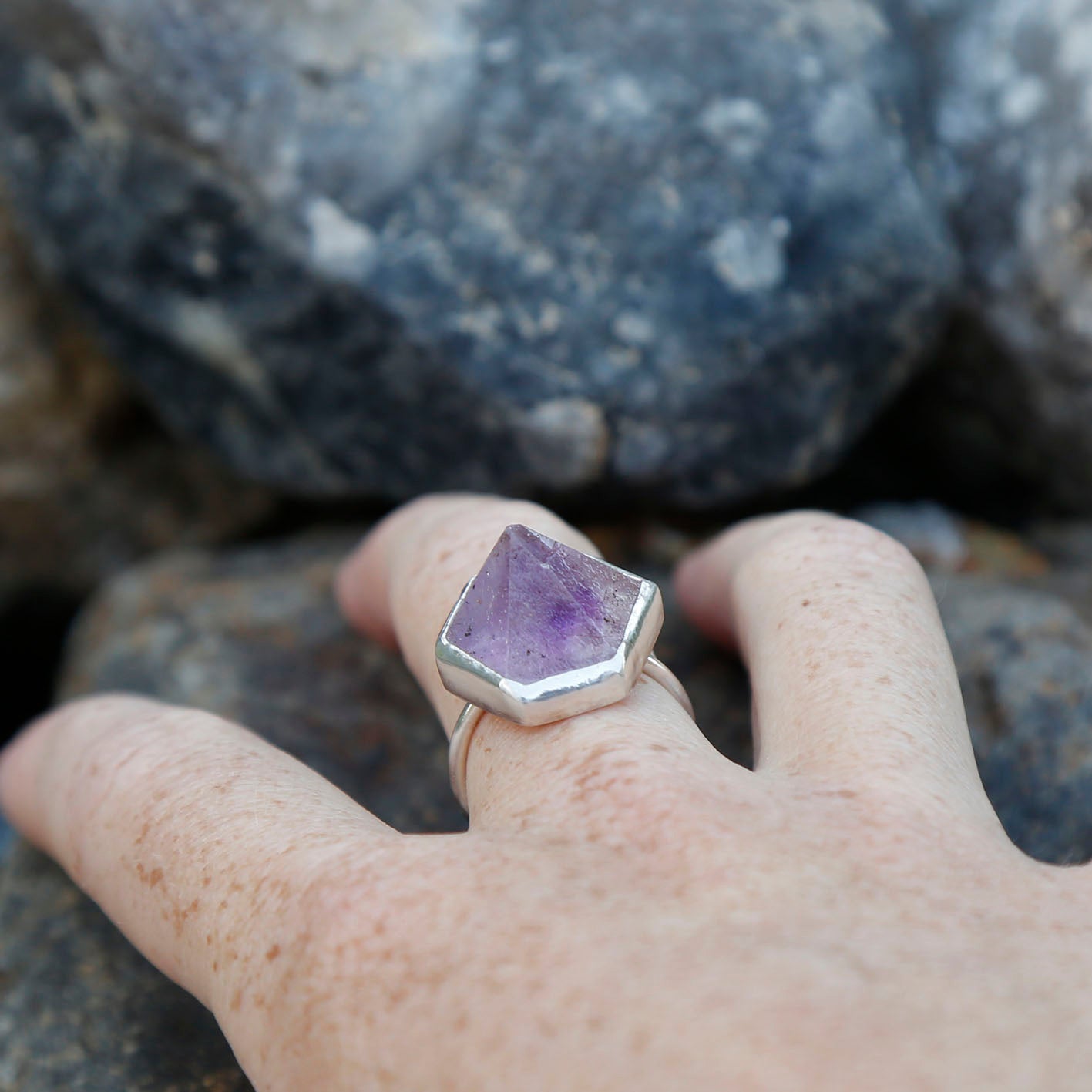 amethyst ring | O 1/2