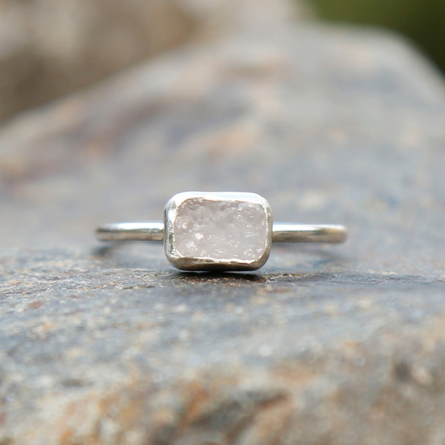 blue agate ring | P 1/2