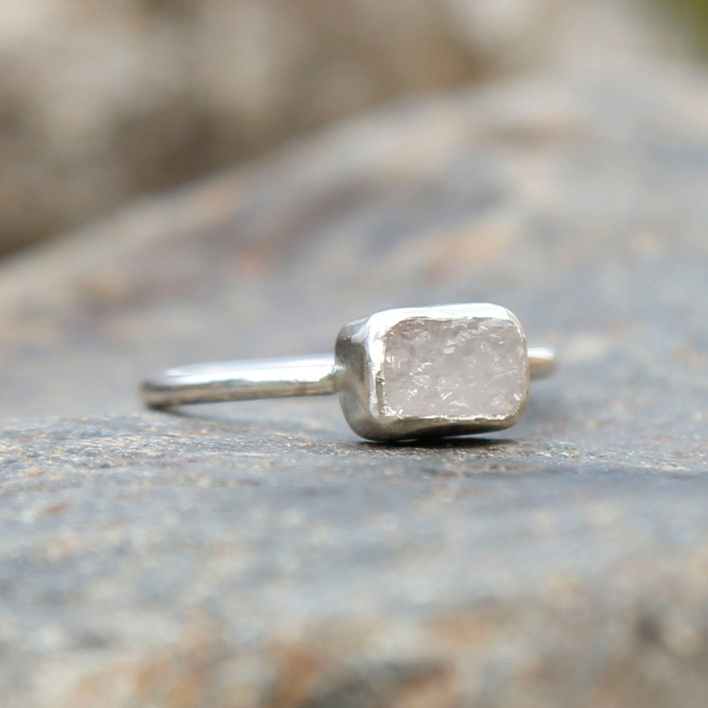 blue agate ring | P 1/2