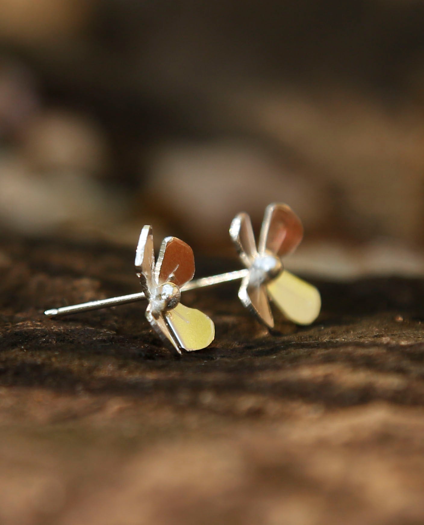 daisy earrings | solid silver