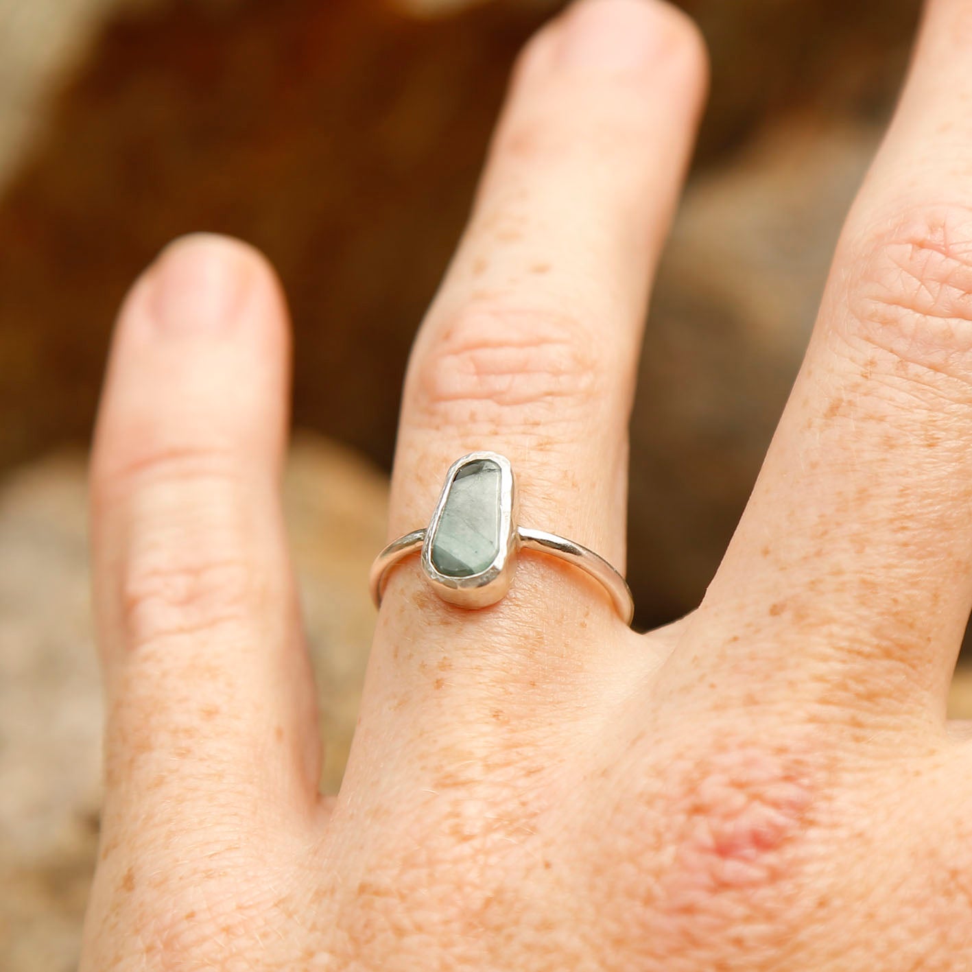 emerald ring | K
