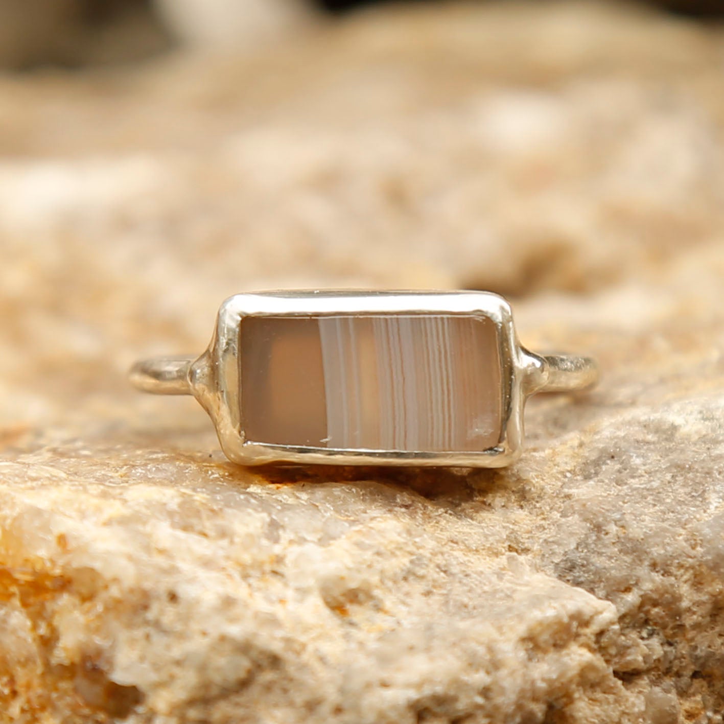 banded agate ring | P1/2