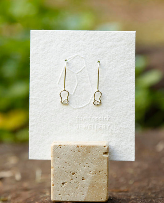 gum nut earrings | solid silver