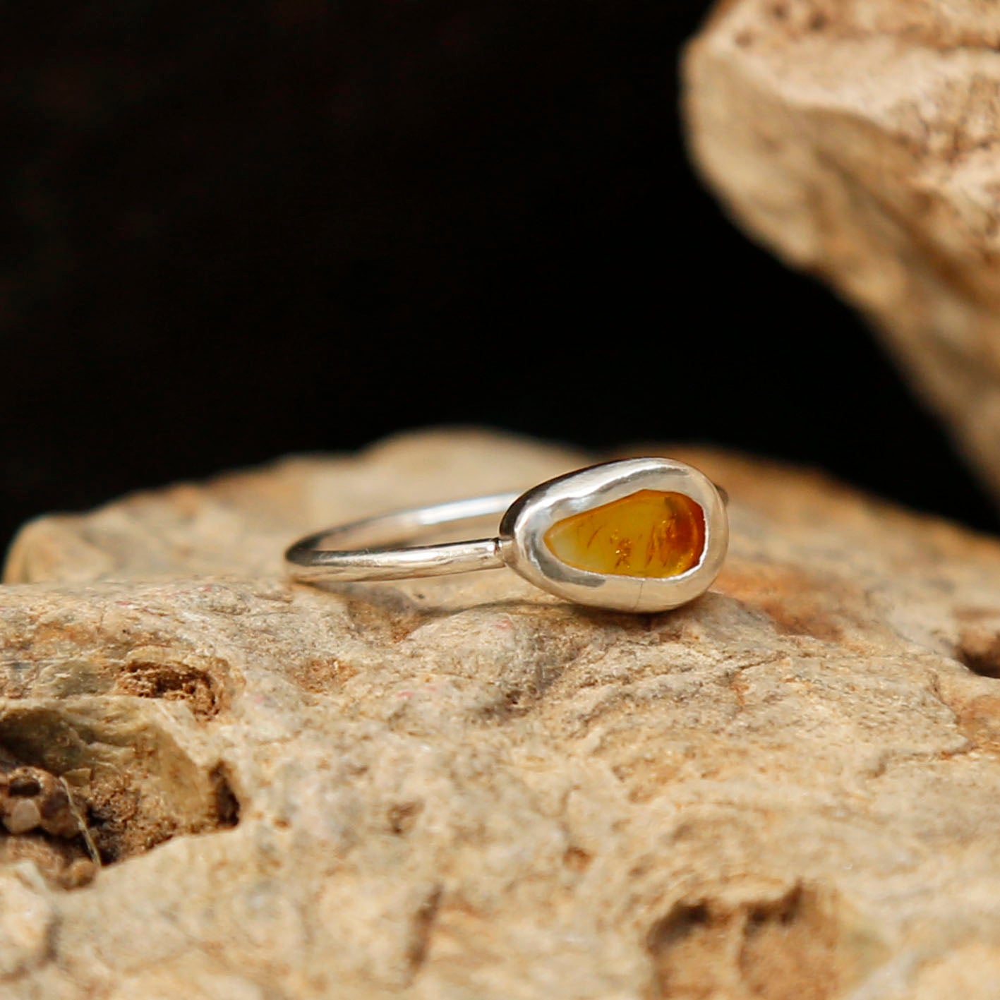 amber ring | I