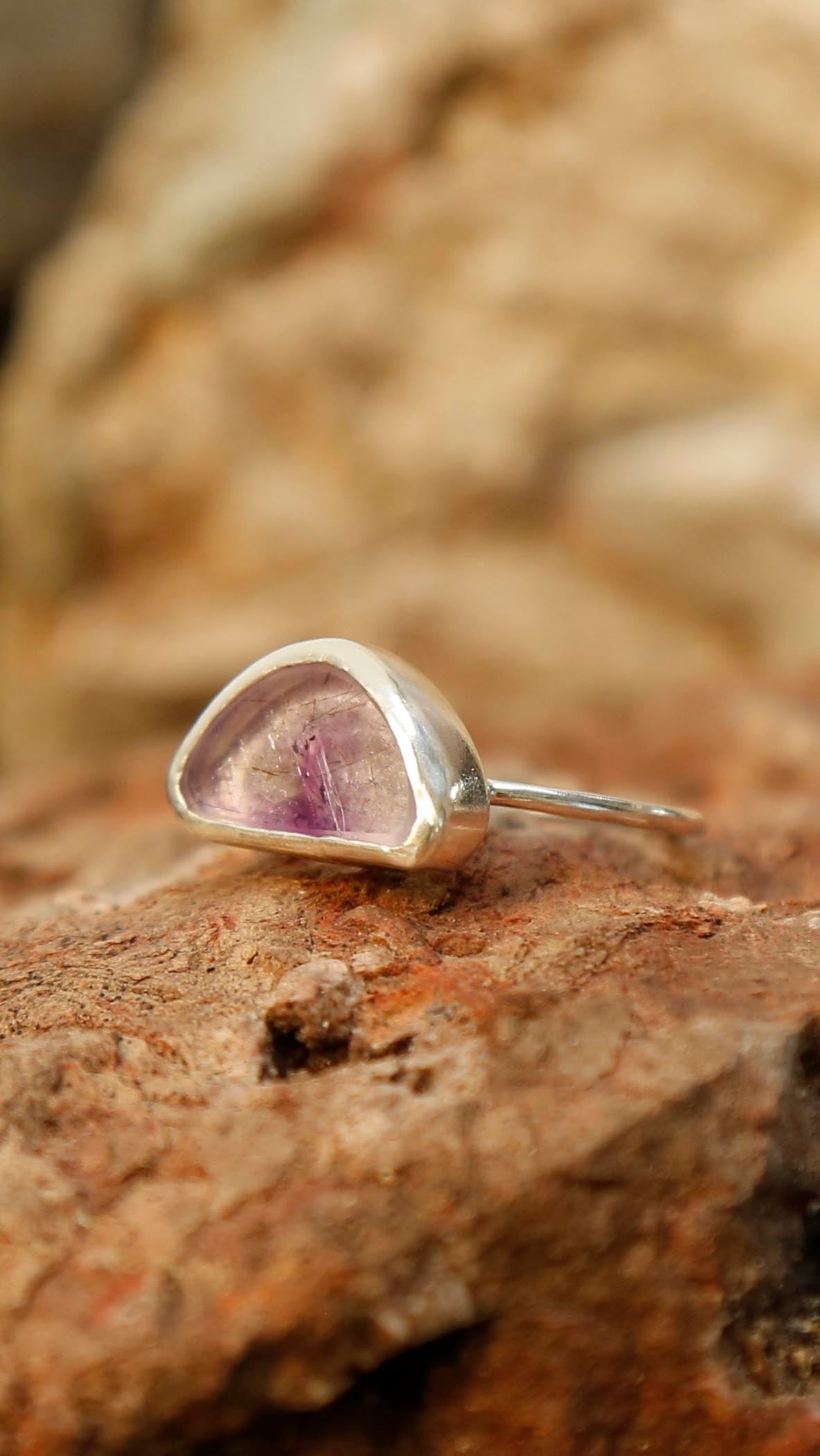 amethyst ring | O 1/2