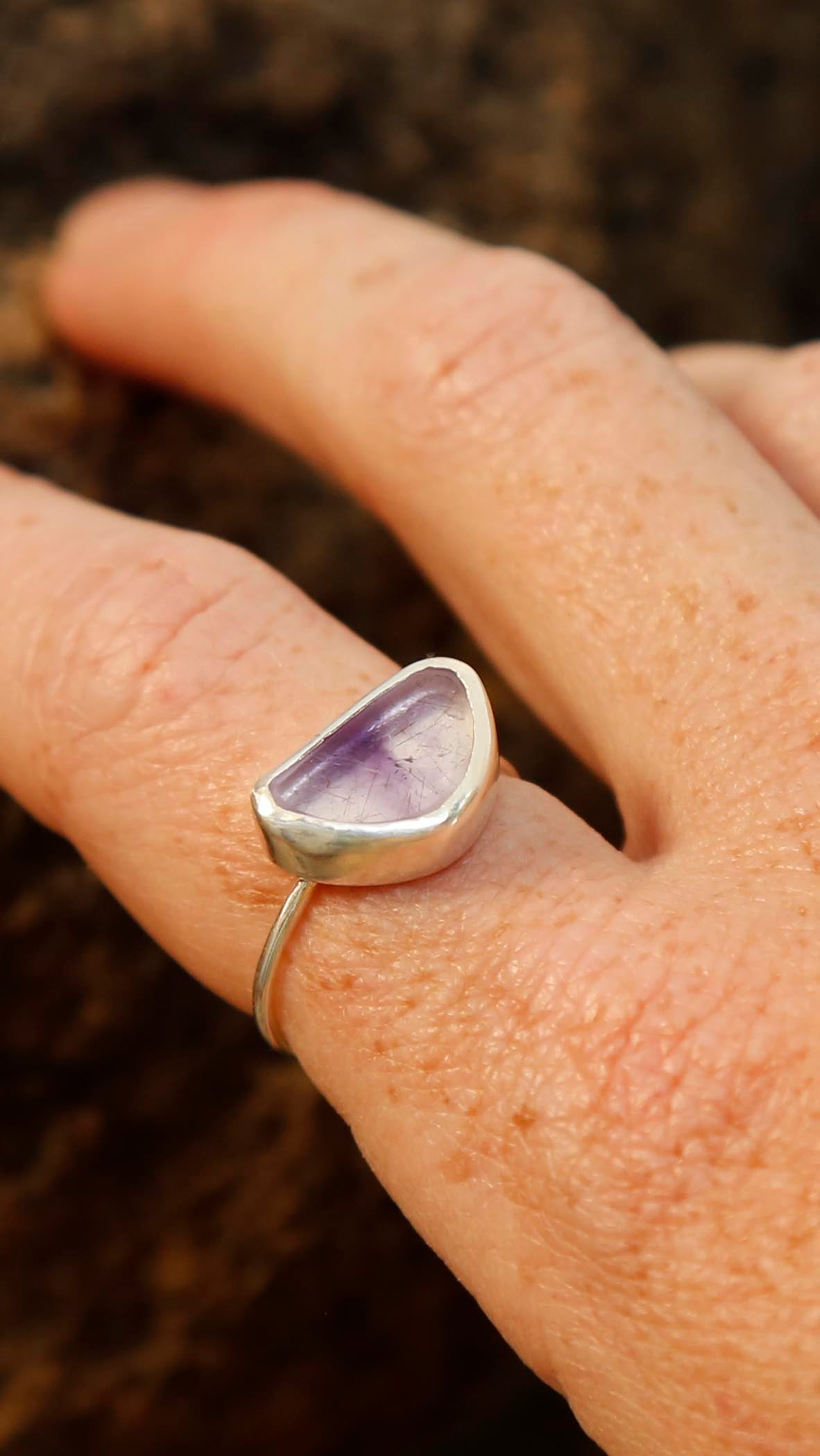 amethyst ring | O 1/2